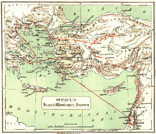Paul's Second Missionary Journey
